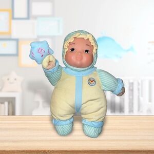 Kaplan My 1st Baby Asian Doll 12" Soft Body Doll With Rattle